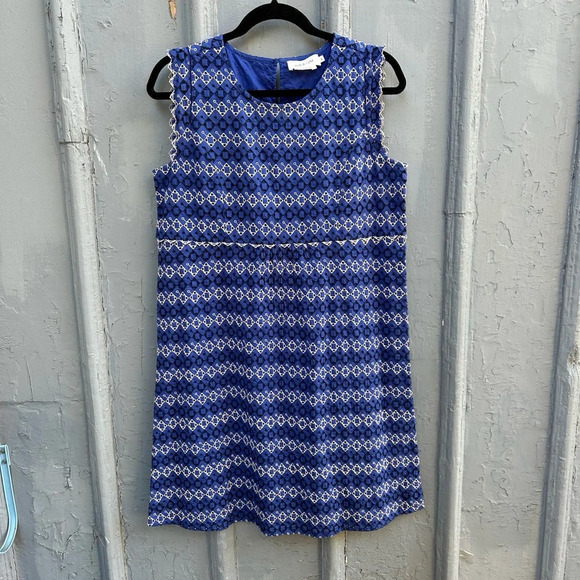 indi &  cold Broderie Anglaise Midi dress, size Large - Picture 1 of 9